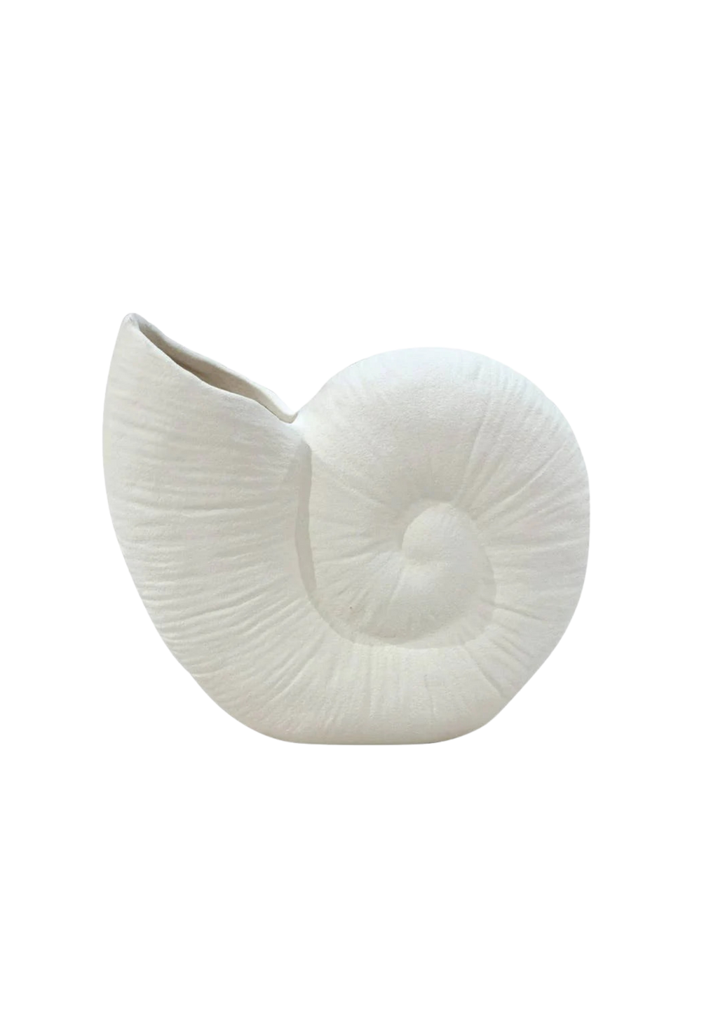 Keramische Muschel-Vase