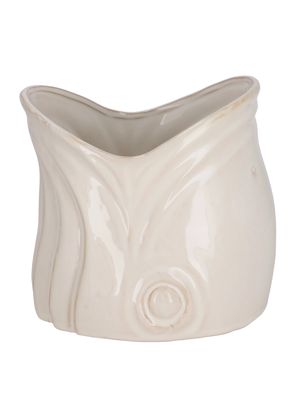 Keramik Kübel Fischkopf 'Ägäis'