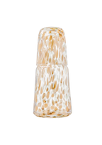 Nachtkaraffe aus Glas - Gold