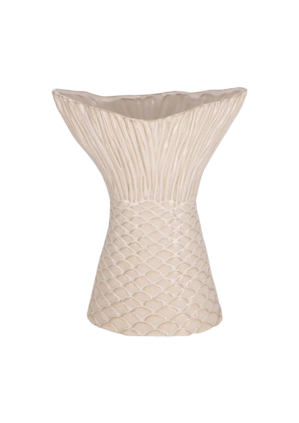 Keramik Vase Fisch 'Ägäis'