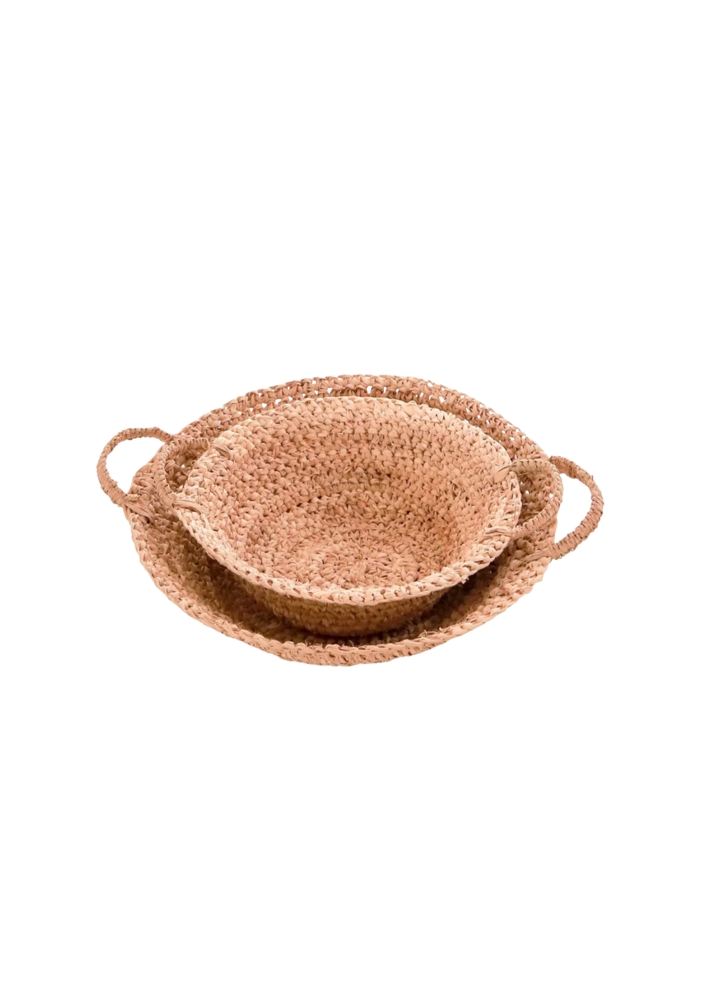 Gewebte Raffia Schale 'RAGA'