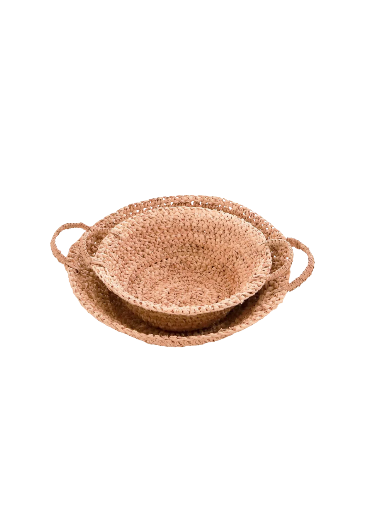 Gewebte Raffia Schale 'RAGA'