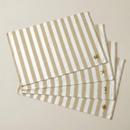 Fleckenabweisendes Platzset, 4er-Pack Seleni Ocker