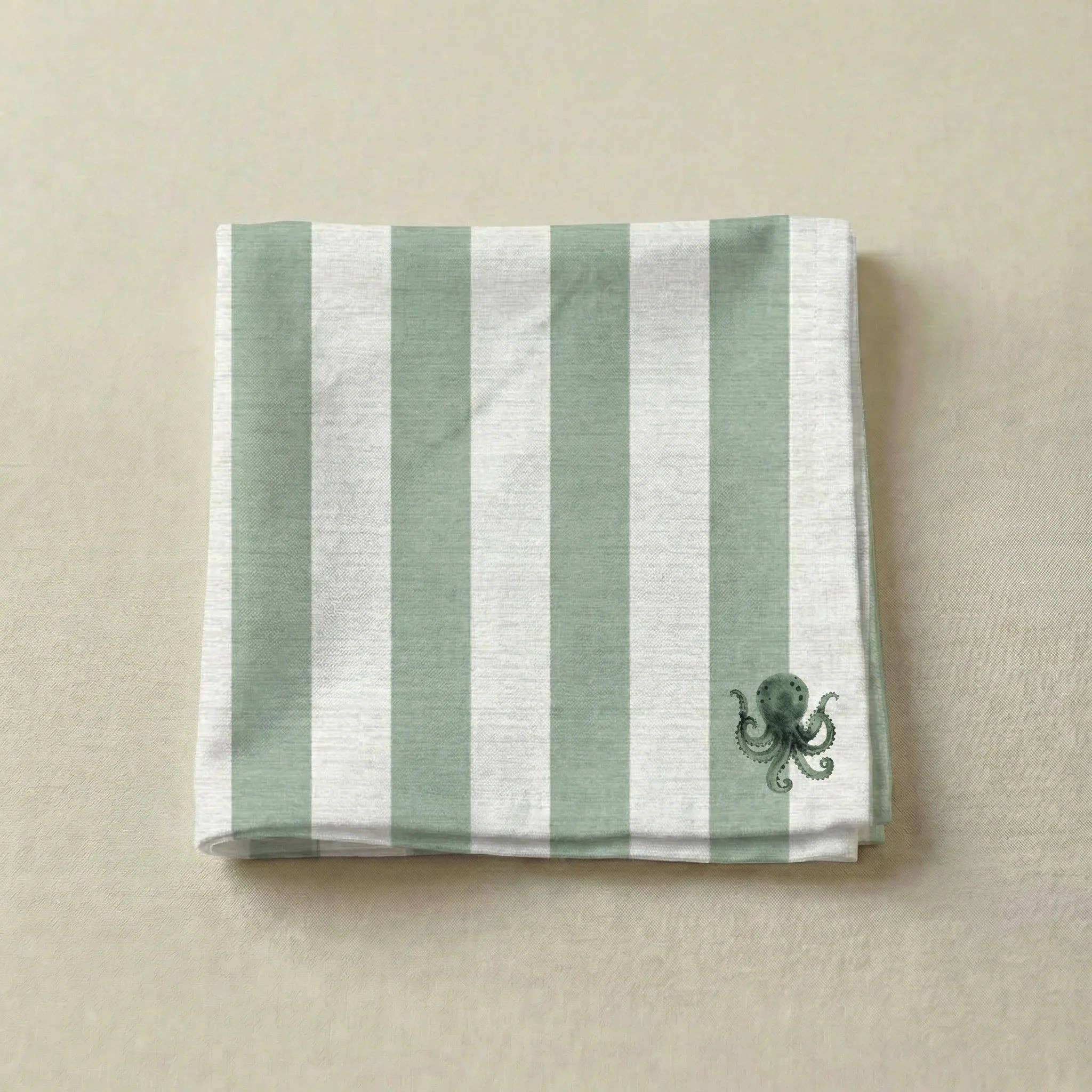 Packung mit 4 Seleni-Servietten, grün