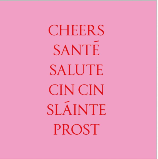 Cocktailservietten Cheers