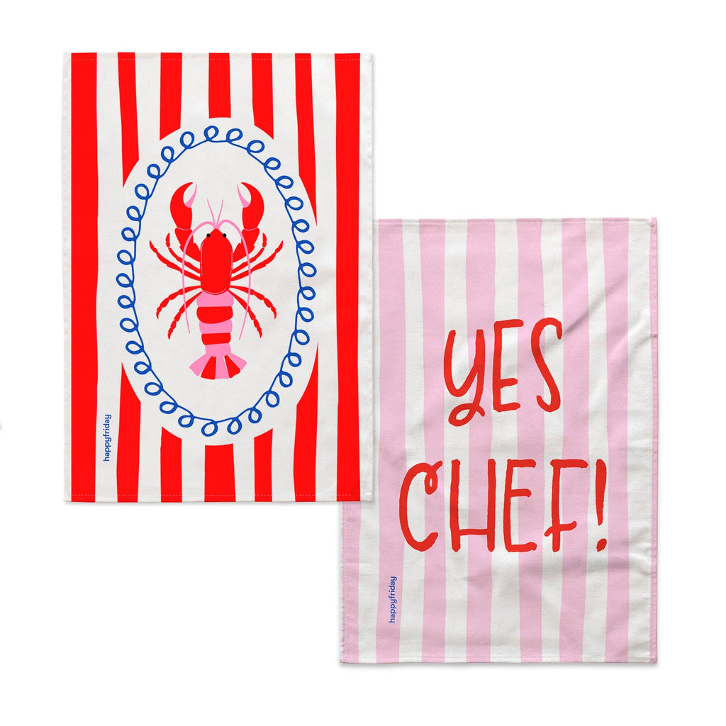 Chef Geschirrtuch 2 Stk 70x50 cm