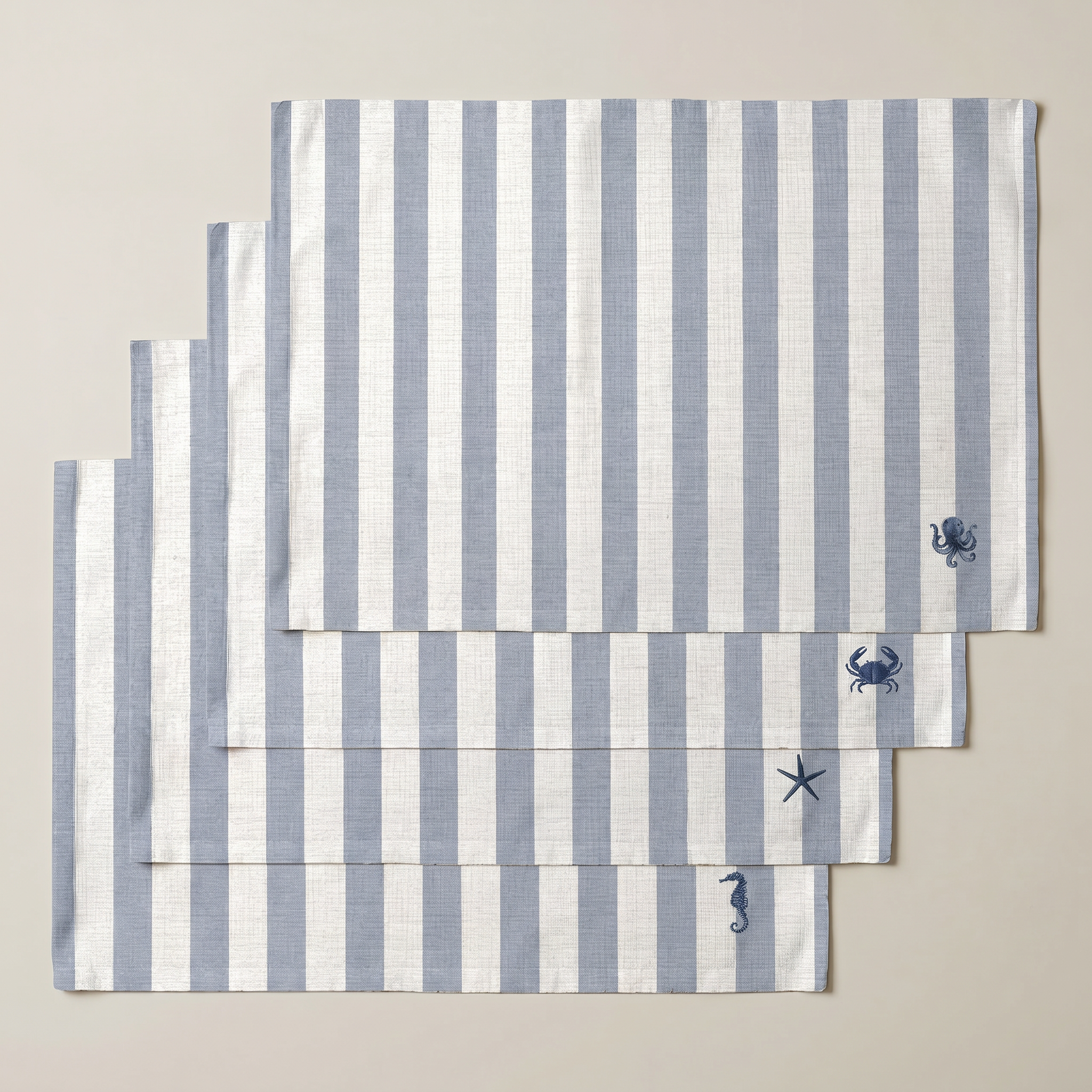 Fleckabweisendes Platzset, 4er-Pack Seleni Marino