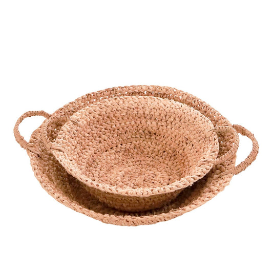 Gewebte Raffia Schale 'RAGA' M