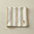 Packung mit 4 Seleni-Servietten, Ocker