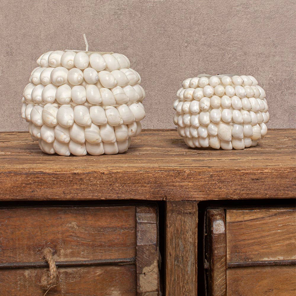 Muschel-Teelichthalter 'Ayu' M