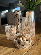 Nachtkaraffe aus Glas - Gold