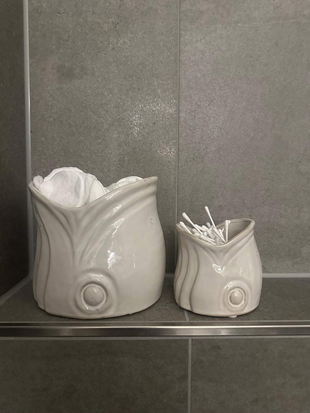 Keramik Kübel Fischkopf 'Ägäis'