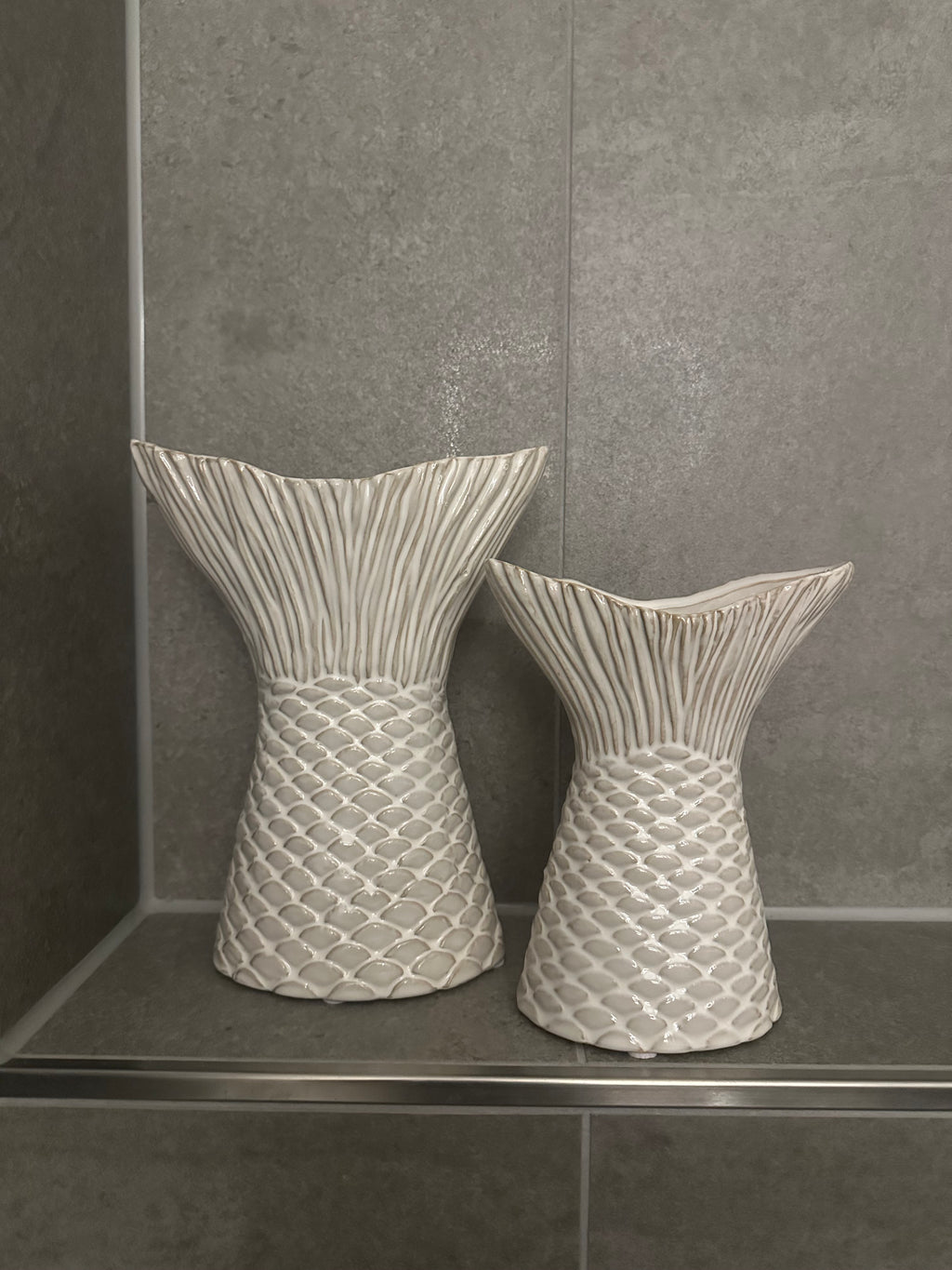 Keramik Vase Fisch 'Ägäis'