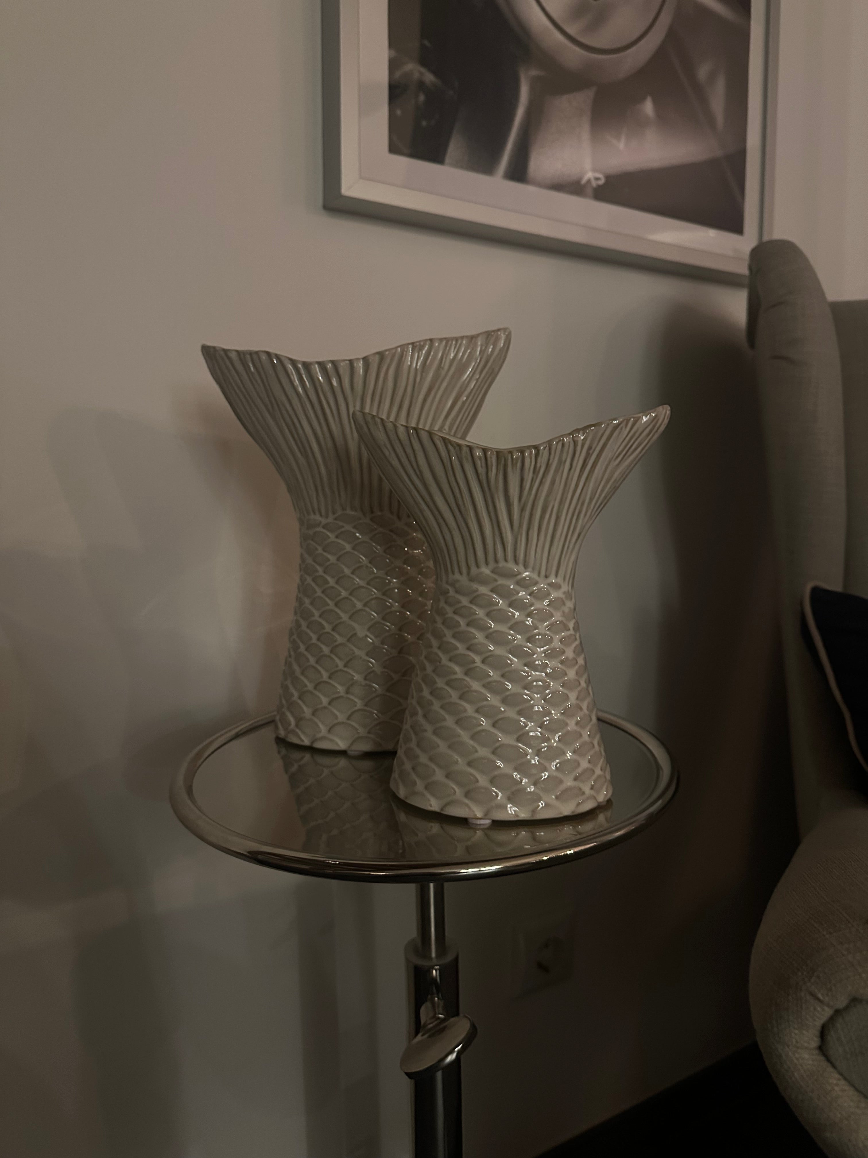 Keramik Vase Fisch 'Ägäis'