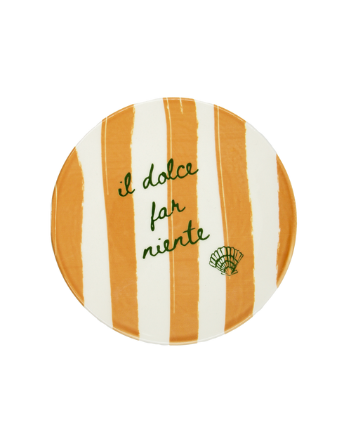 Teller_Il_Dolce_Far_Niente_gestreift