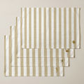 Fleckenabweisendes Platzset, 4er-Pack Seleni Ocker