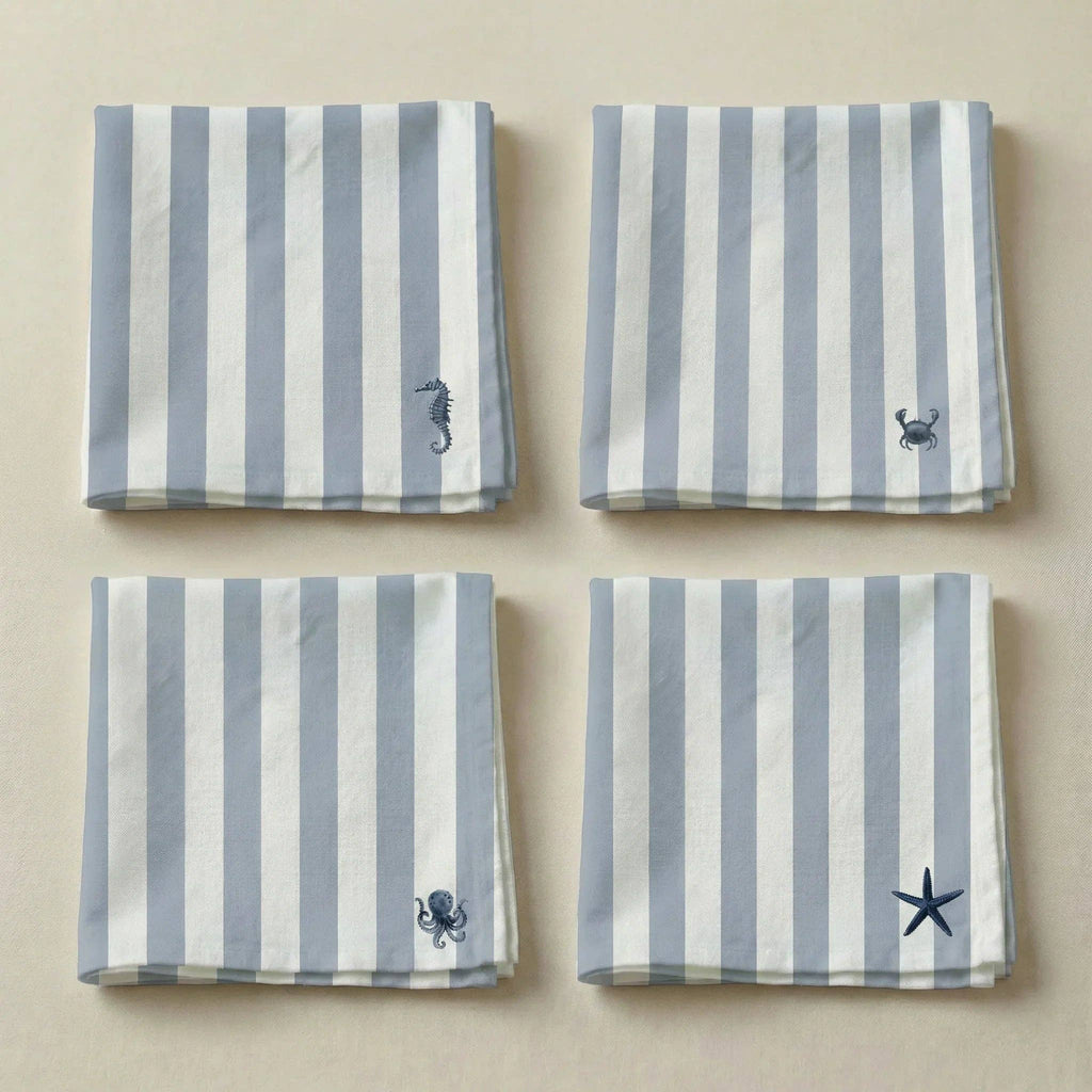 Packung mit 4 Stück Servietten Seleni Marino