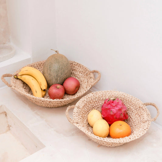 Gewebte Raffia-Schale 'RAGA' S