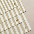 Packung mit 4 Seleni-Servietten, Ocker