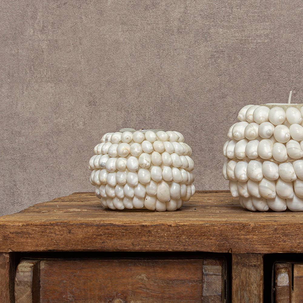 Muschel-Teelichthalter 'Ayu' S