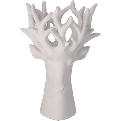 Poly Rentierkopf "Rudi" D19cm, H31cm