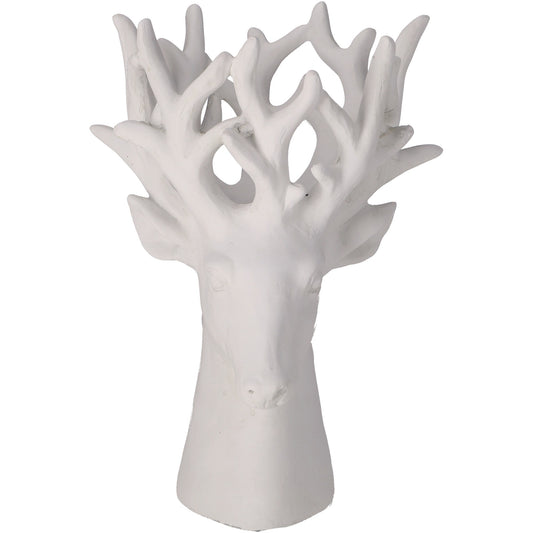 Poly Rentierkopf "Rudi" D19cm, H31cm